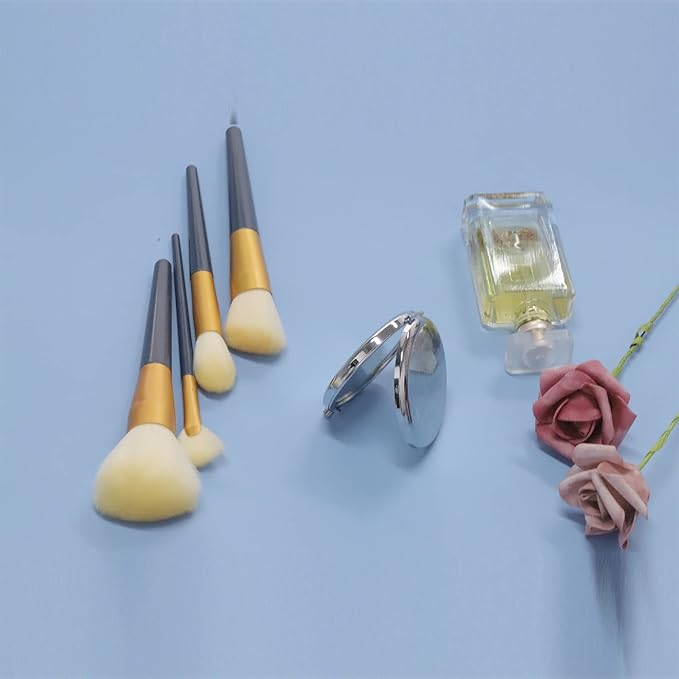 LQRI Princess Makeup Mirror Faily Cartoon Tales Cartoon Film Pocket Makeup Mirror Fairy Shoes Movie Gift