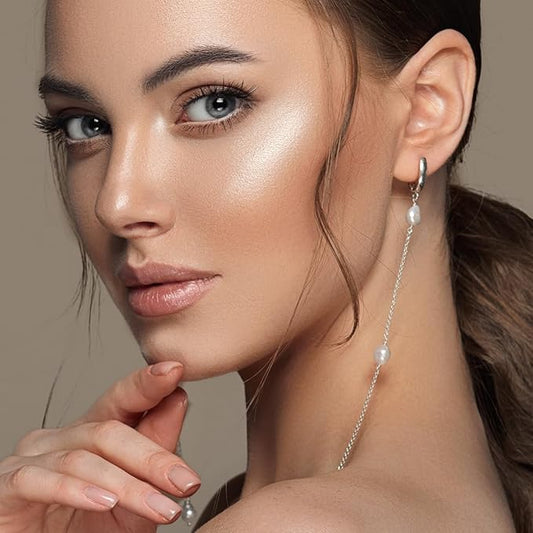 2Pcs Makeup Stick With Highlighter & Bronzer Moisturizer Illuminator For Face Brightens Hydrates And Contouring Pen Moisture Eyes Lips Cheeks #T Medium