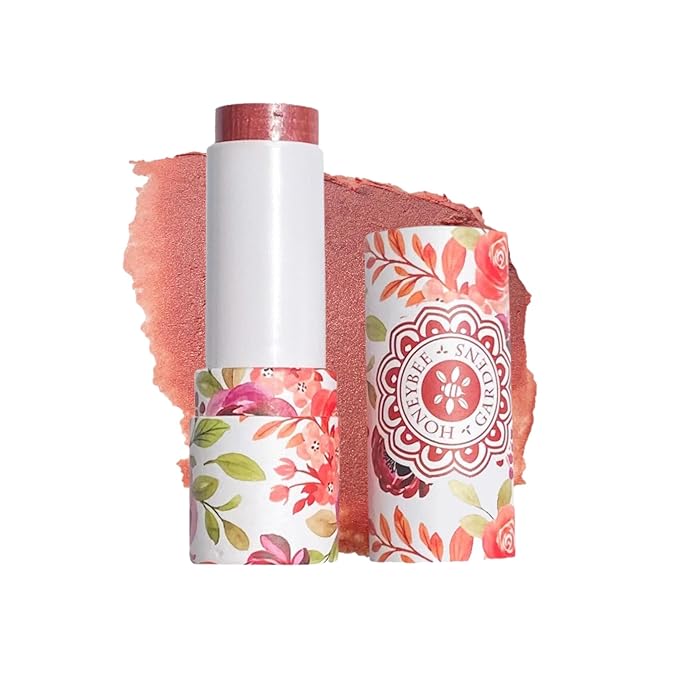 Honeybee Gardens Color Within Reach MultiStick, Eden, Soft Rose, Pink & Brown Undertones, Multipurpose Makeup, Natural Glow, Easy Application, Vegan, Cruelty-Free, Net Wt. 0.2 oz