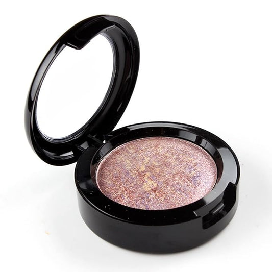 Mallofusa Single Baked Eye Shadow Powder Palette in Shimmer 15 Metallic Colors Optional (Night Rose)
