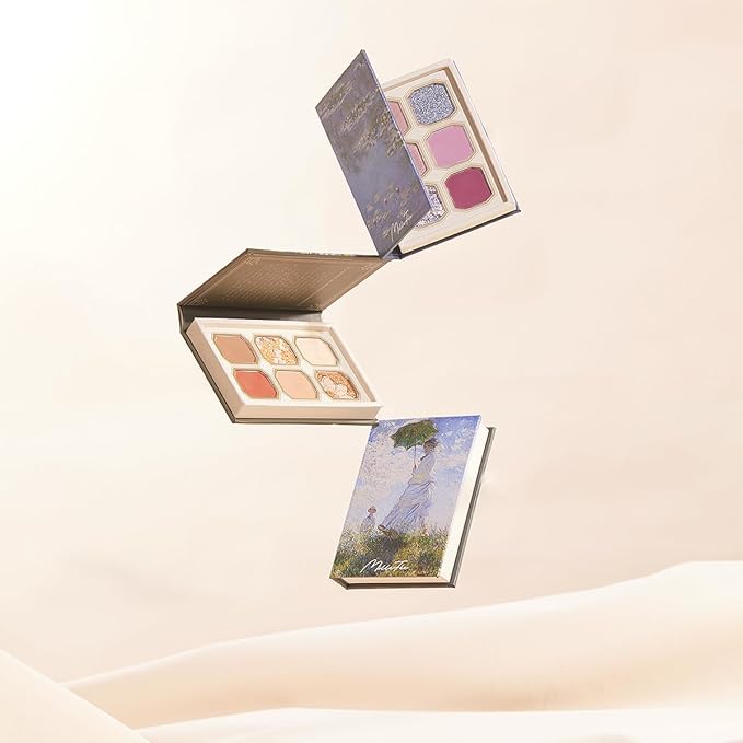 MilleFee Painting Eyeshadow Palette (04 Woman With A Parasol) Cool Light, Cruelty-Free, Smudge-Proof