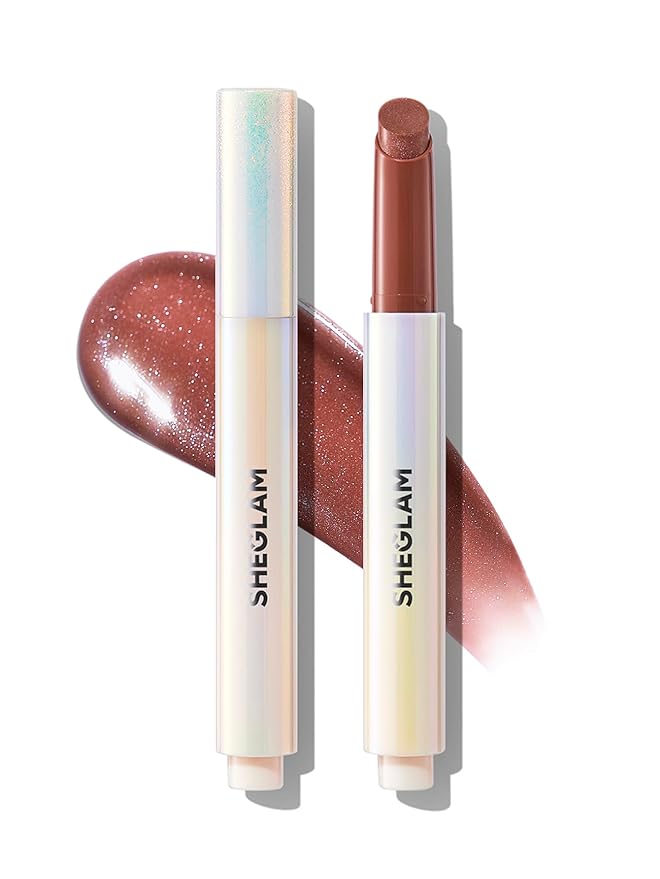 SHEGLAM Pout-Perfect Moisturizing Solid Lip Gloss Shimmer Lip Plumper - Violet Fizz