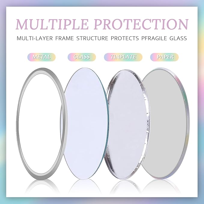 12Pcs Compact Mirror for Music CD Theme Party Supplies 2.76in Retro Eras Concert Party Pocket Mirror 1990s Disco Party 90s Round Makeup Portable for Girl Birthday Gifts Bachelorette Decorations