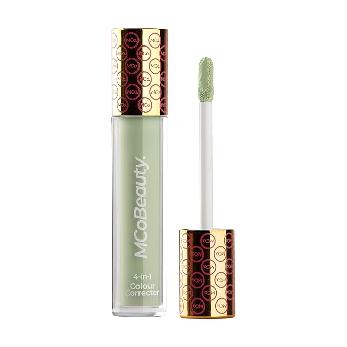 MCoBeauty 4-IN-1 Colour Corrector, Green, Brighten, Hydrate, Conceal & Correct, Vegan, Cruelty Free Cosmetics