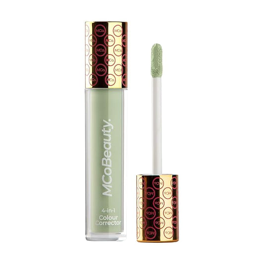 MCoBeauty 4-IN-1 Colour Corrector, Green, Brighten, Hydrate, Conceal & Correct, Vegan, Cruelty Free Cosmetics