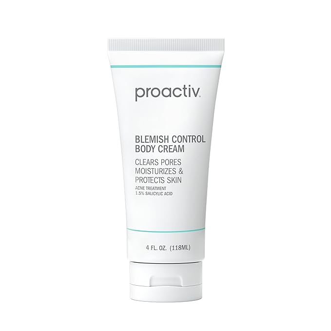 Proactiv Blemish Control Body Cream - Exfoliating Salicylic Acid Clears Breakouts. Formulated for Acne-prone Skin, 4 fl oz