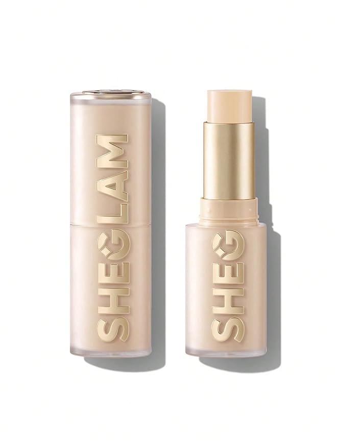 SHEGLAM Skin Magnet High Coverage Foundation Stick Longwear Medium Face Makeup for All Skin Types-Linen