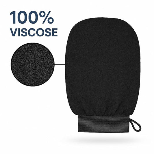 Exfoliating Glove for Body – 100% Natural Viscose | Dead Skin Remover for Silky Smooth & Glowing Skin | Deep Exfoliation Mitt