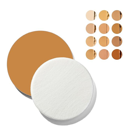 Toty by Sofia Vergara - Ilumina CC Creamy Compact SPF 50+ Refill - Mineral Sunscreen for Face - Cream Foundation Balm - Blurring, Matte Light Coverage - Water Resistant - All Skin Types - 4W