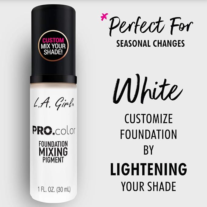 L.A. Girl PRO.color Foundation Mixing Pigment, White GLM711