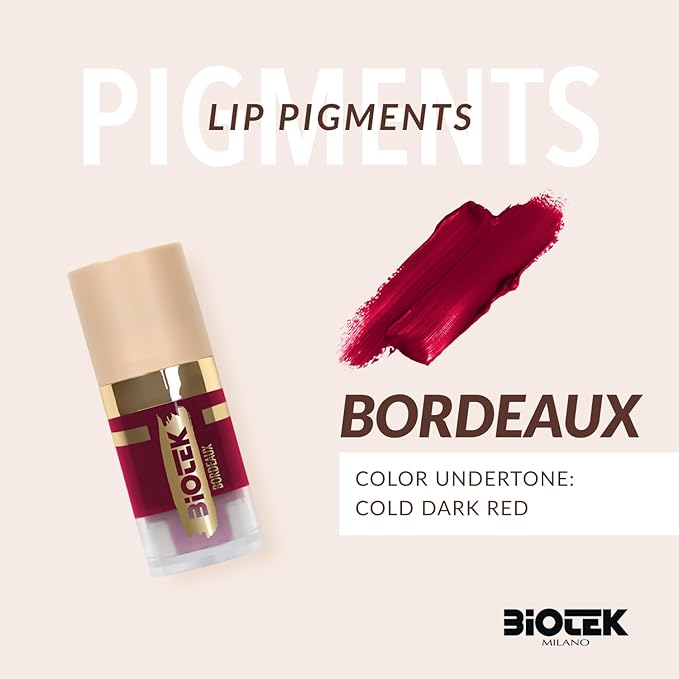 Biotek Lip Pigment for Permanent Makeup - Bordeaux Color for Lip - Made in Italy - Bordeaux 0,24 fl.oz.