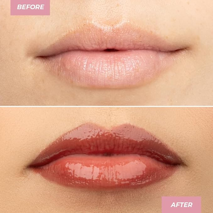 MCoBeauty Dream Lip Tint Hydrating Gel - Soft Peach, Long-Lasting, Semi-Matte, Vegan, Cruelty Free Cosmetics