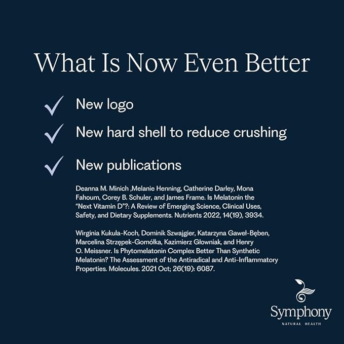 3mg - The First Natural Plant Melatonin Adult Sleep Aid, Circadian Rhythm Support for Jet Lag, Shift Work, General Sleeplessness - 120 Pure Vegan Capsules (120 Day Supply)