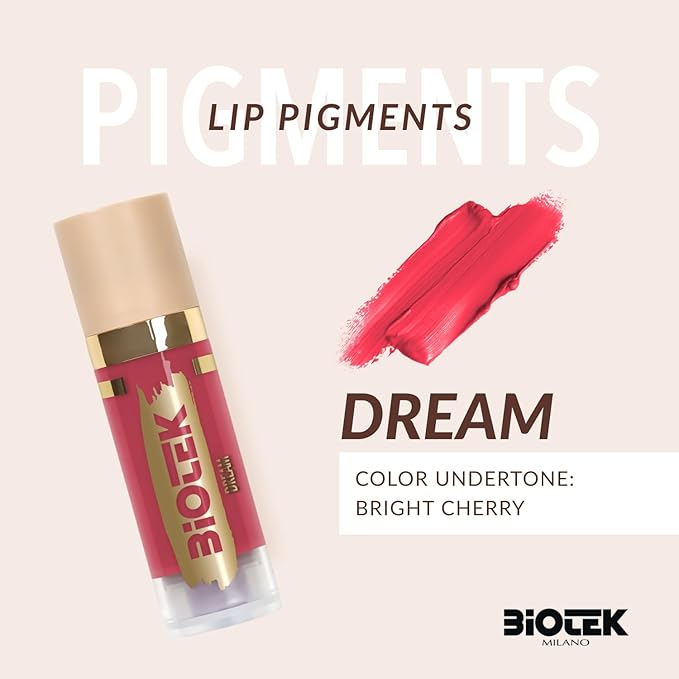 Biotek Lip Pigment for Permanent Makeup - Bright Cherry Color for Lip - Made in Italy - Dream 0,61 fl.oz.