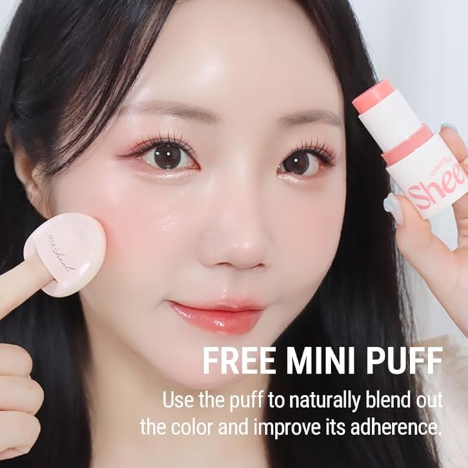 SHEER STICK BLUSH, 3 in 1 Multi stick, moisturizing, creamy, lightweight, versatile, easy to use on the go, blends effortlessly, 6g 0.2 Oz (04 ROSA, 0.2 Oz)