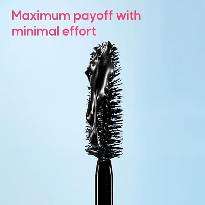 Almay Mascara, Volume, Length, Definition & Conditioning, Multi-Benefit Eye Makeup, Hypoallergenic and Fragrance-Free, 504 Black