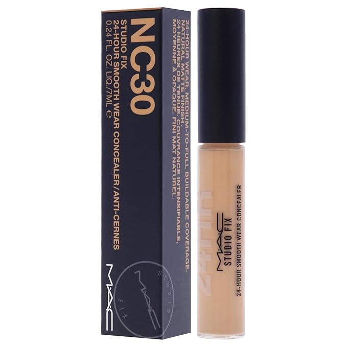 MAC Studio Fix 24 Hour Smooth Wear Concealer - NC30 Concealer Women 0.24 oz