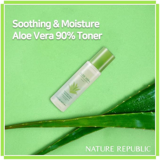 Nature Republic Soothing Moisture Aloe Vera Gram 1 (5.24 Fl Oz (Pack of 1), Toner(NEW Ver.))