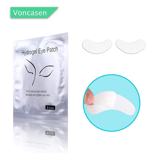 100 Pairs Set,Under Eye Pads,Comfy and Cool Under Eye Patches Gel Pad for Eyelash Extensions Eye Mask Beauty Tool
