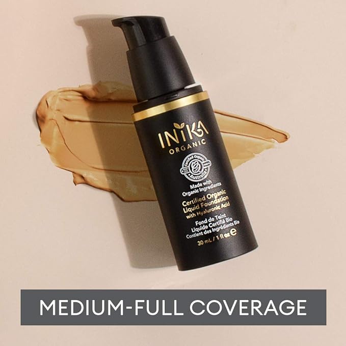 INIKA Organic Cocoa Liquid Foundation, 1.01 OZ