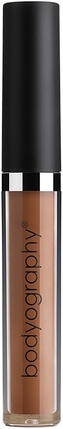 Bodyography Skin Slip Full Coverage Concealer - Flexible Comfort, Flawless Finish - Lightweight for all Day Wear Skin Hydration - Infused Vitamin E and Glycerin (Neutral Deep)