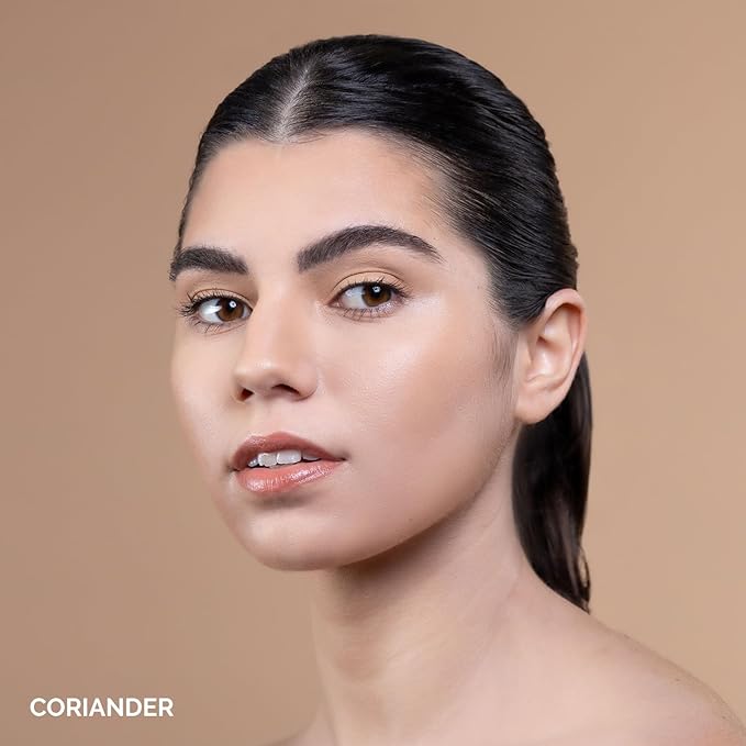 OFIR Skin Satin Medium Coverage Foundation | Lightweight Foundation Makeup with Vegan Formula | Blue Light Protection & Non-Creasing for Long-Lasting Wear | 1 FL OZ (Coriander - Medium Cool Neutral)