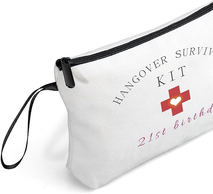 21st Birthday Gifts for Her,Gifts for 21 Year Old Women,Happy Birthday Gift,Cosmetic Bag with Mirror,Womens Birthday Gifts Unique,Sisters Gifts from Sister,Daughter Gifts,Christmas Gifts