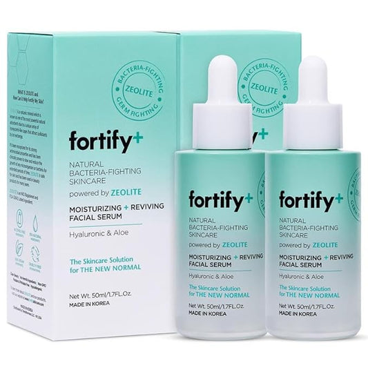 9-in-1 Hyaluronic Acid Serum for Face with Aloe & Zeolite - Natural Germ-Fighting Skincare, Derm-Tested - Moisturizing & Protecting, Clean Beauty, Made in Korea - 50ML/1.67Fl Oz