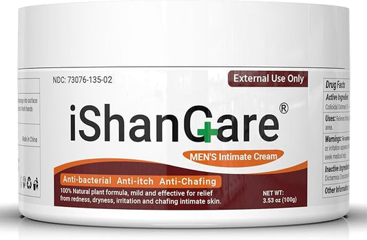 Balanitis Treatment Cream, Balanitis Relief, Organic Natural Ingredients, Soothing Skin, Itch Relief, Dryness, Redness, Irritation and Chafing - 3.53oz