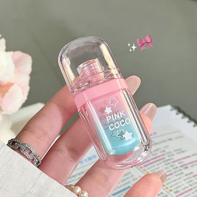 3 Colors Cute Lip Glosses Set, Matte Lip Stain Kit, Liquid Lipstick for Women,Velvet Lip Glaze,Long Lasting Lipstick Non-sticky Lip Gloss, Makeup Gift for Girls and Women (Set B)