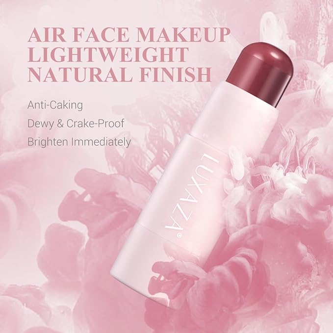 3PCS Cream Blush Contour Highlighter Bronzer Stick Makeup Set for Girls and Women #HCB6 Dark