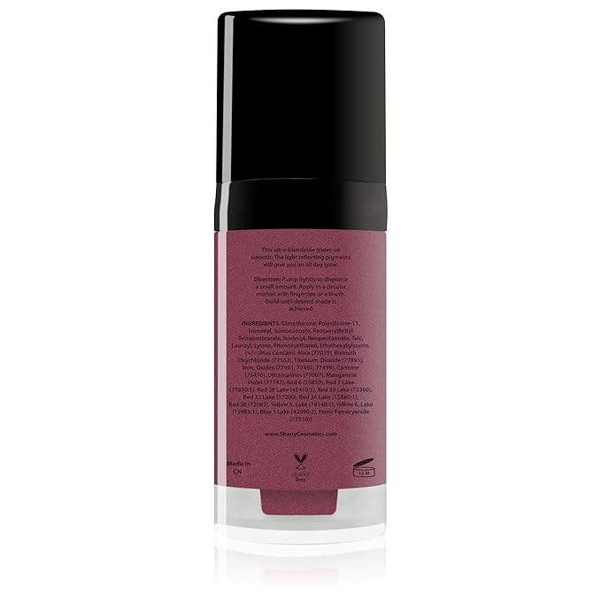 SHANY Paraben Free HD Liquid Cream Blush - Creamy & Blendable Color - DISTINTIVE