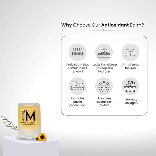 Miracle Face Balm Stick, Multi Balm Stick for Face, Skincare Anti-Wrinkle Face Miracle Balm, Under Eye Brightener, Face Moisturizer Infused with Pure Olive Oil, Vegan (0.35 fl. oz. / 10 ml)