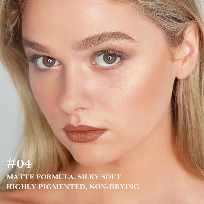 3Pcs Matte Lip Crayon Lip Liner and Lipstick Combo Sets, Gradient Matte Lip Bar Lipstick And Lip Liner Set, Contour Gradual Ombre Effect Lip Pencil For Old Women, Long Lasting Waterproof Smudge Proof