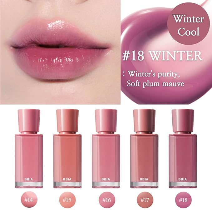 BBIA Glow Lip Tint MLBB Edition 5 Colors (#14~#18) Bundle Set