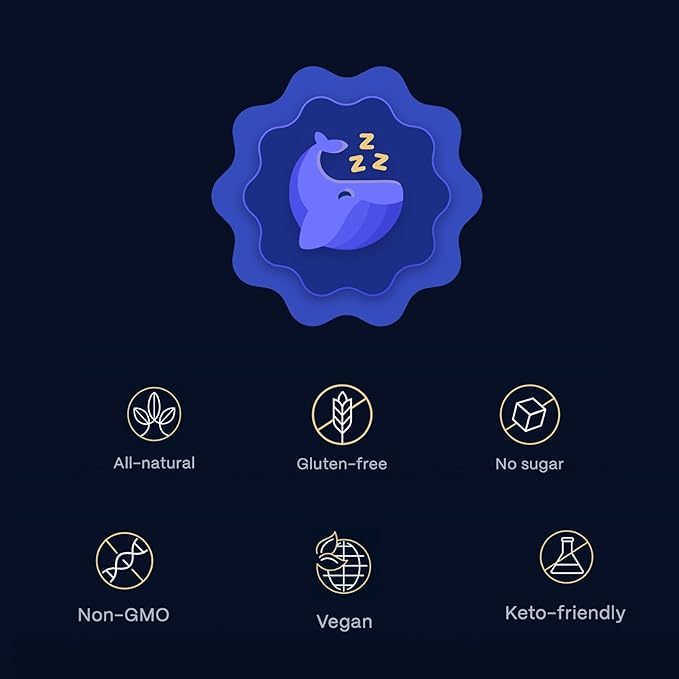 Nighttime Sleep Support for Peaceful Night Sleep - Gluten-Free, No Sugar, Non-GMO, Vegan, Keto-Friendly - 1 fl oz