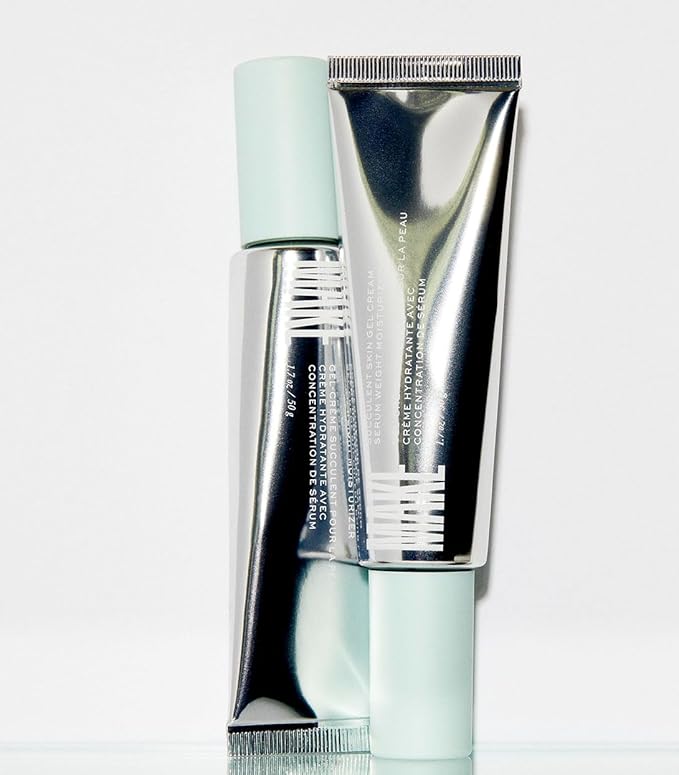 MAKE Beauty Succulent Skin Gel Cream - Hydrating Face Moisturizer. Lightweight Cream Gel with Cactus Extracts and Hyaluronic Acid. Non-Comedogenic Daily Moisturizer for All Skin Types - 1.7 Fl Oz