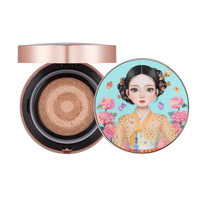 BEAUTYPEOPLE Full Cover Cushion Natural Long Lasting Make Up Liquid Foundation_#21 Cover Beige_Ver1