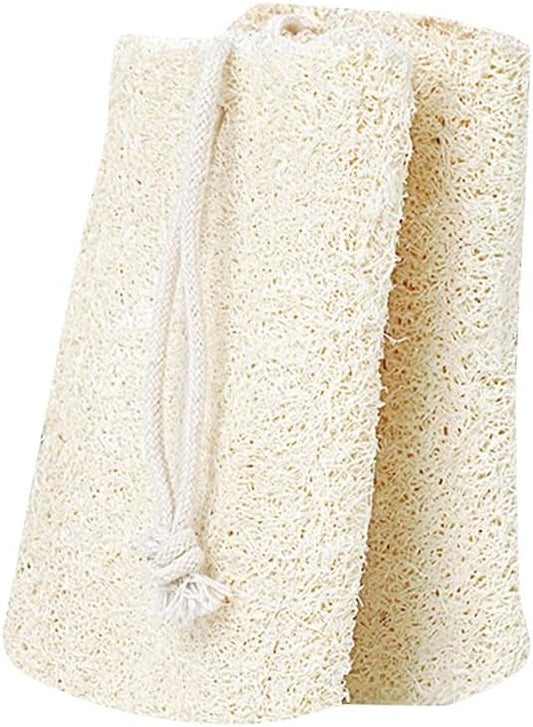 2 Pcs 15cm Natural Loofah Sponge Large Exfoliating Loofah Deep Clean Loofah Bath Shower Loofah Body Scrubber Exfoliator Long Spa Loofah Skin Care Loofah for Men Women