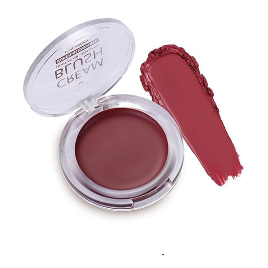 MAEPEOR Cream Face Blush 8 Color Lightweight Smooth Natural Look Matte Face Blush Long-Lasting Buildable Blusher for Cheeks (107 Grape)