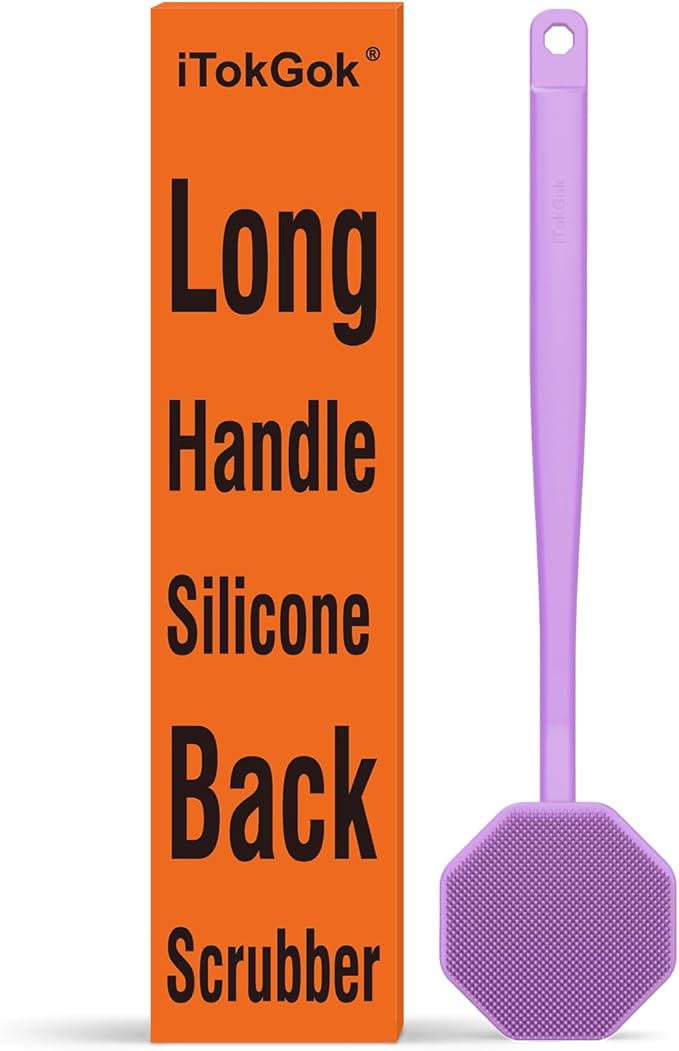 Body Scrubber & Back Scrubber - Purple