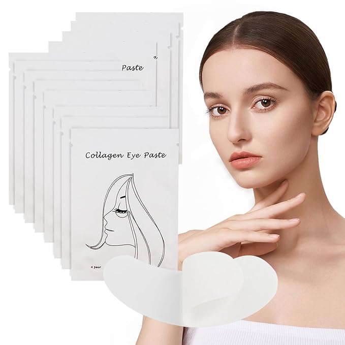 100 Pair Lint Free Hydrogel Eye Gel Patch Makeup Lash Lift Tools Under Eye Patch Pads for Eyelash Extension