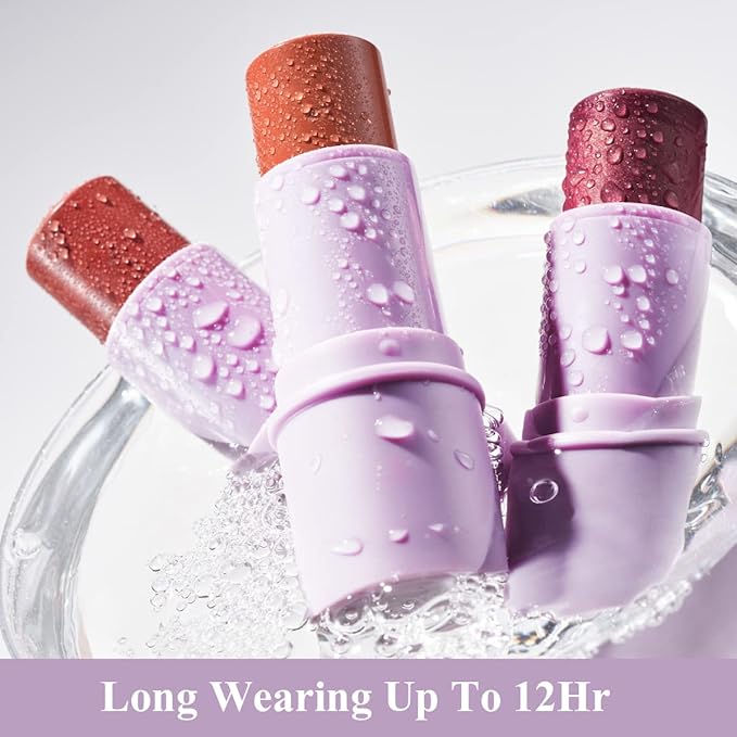 3PCS Cream Blush Lip Stick Makeup Set for Girls and Women #T Blush Set