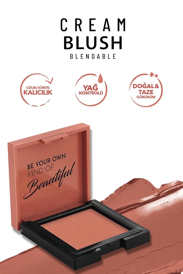 Cream Blush 42 | Pink | Fresh | Healthy & Natural Look | Ligh Weighted Formula | Sebum Control Richly Pigmented | Easily Blendable | Long Lasting | Semi Matte | 0.18 oz.