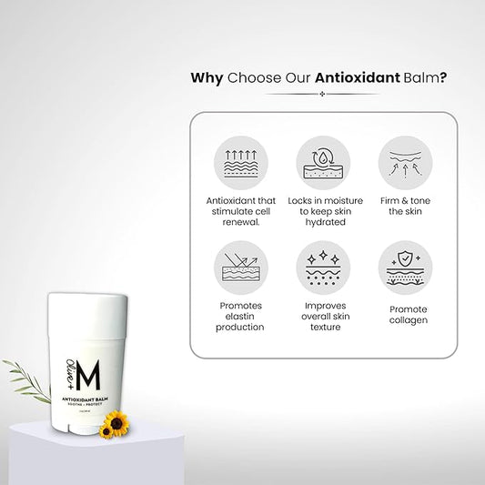 Miracle Face Balm Stick, Multi Balm Stick for Face, Skincare Anti-Wrinkle Face Miracle Balm, Under Eye Brightener, Face Moisturizer Infused with Organic Olive Oil, Vegan (2 fl. oz. / 59 ml)