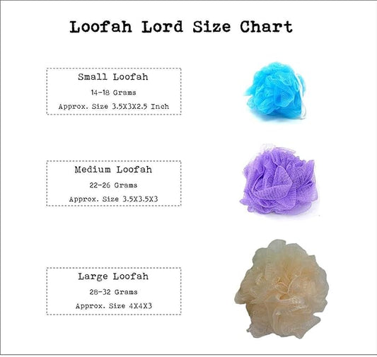 20 Blue and White Bath or Shower Sponge Loofahs Pouf Medium Mesh Wholesale Bulk LOT