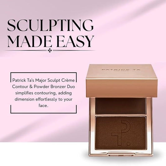 PATRICK TA Major Sculpt Crème Contour & Powder Bronzer Duo She's Chiseled