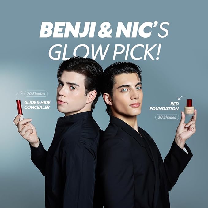 TIRTIR Mask Fit Red FoundationㅣLong Lasting Flawless Coverage, Energy Essence, Lightweight, Hydrating, Pore-Blurring, Breathable Satin Finish, Makeup, Radiant Skin, #27N Camel, 1.01 Fl Oz