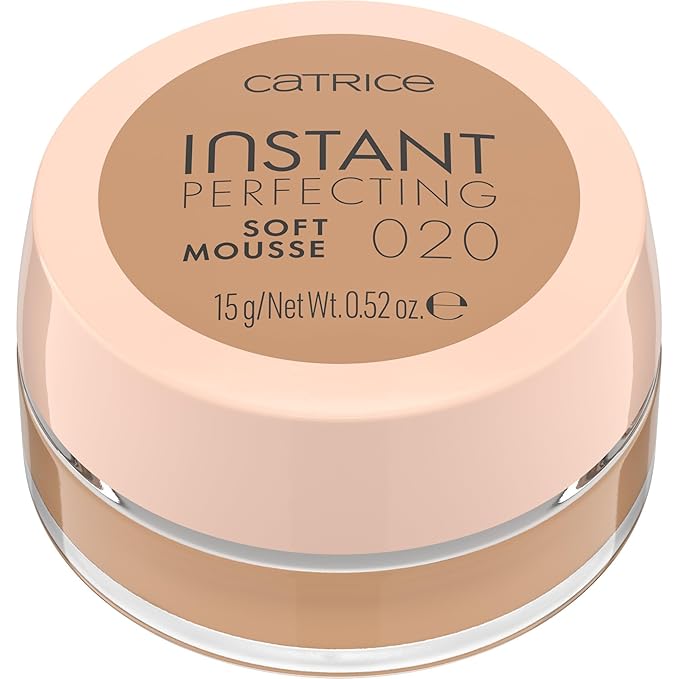 Catrice | Instant Perfect Soft Mousse | Color Correcting, Medium-Buildable Coverage, Visibly Blurs Pores | Vegan & Cruelty Free (020 Neutral Beige)