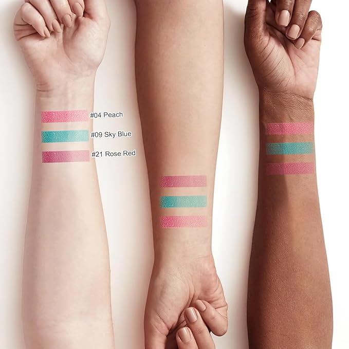 3 Colorful Eyeliner Pen Set, Eye Shadow Pencil, Pearl Eyeliner Kit Metallic Glitter Eye liner Pencil for Women Eye&Lip Liner Professional Eye Makeup Set Colorful Eye Color (3PCS B)